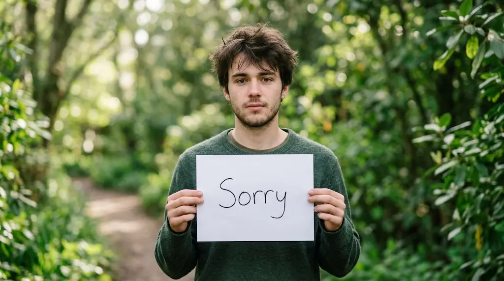 how to say sorry the right way